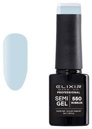 Ημιμόνιμο Βερνίκι Νυχιών Semi Gel 550 Bubbles 5ml Elixir