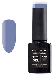 Ημιμόνιμο Βερνίκι Νυχιών Semi Gel 652 Iris 5ml Elixir