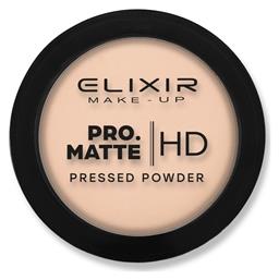 Pro Matte HD Pressed Powder 204 Latte Coffee 9gr Elixir