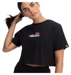 Fireball Κοντομάνικο Crop Top Μαύρο Ellesse από το Cosmossport