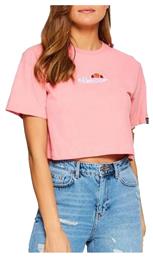 Fireball Κοντομάνικο Crop Top Ροζ Ellesse από το Cosmossport