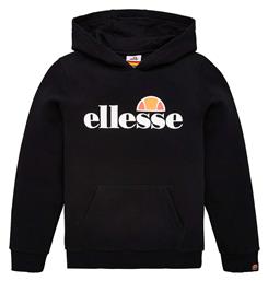 Fleece Παιδικό Φούτερ με Κουκούλα και Τσέπες Μαύρο Ellesse