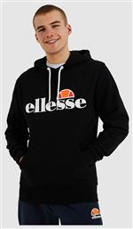 Gottero Φούτερ Μαύρο με Κουκούλα Ellesse