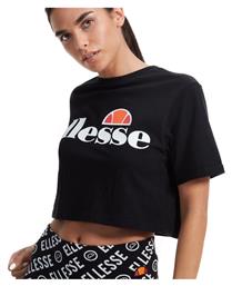 Ellesse Κοντομάνικο Crop Top Anthracite από το Cosmos Sport