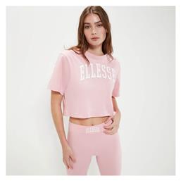 Κοντομάνικο Crop Top Ροζ Ellesse