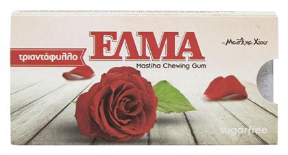 10 Τσίχλες με Γεύση Τριαντάφυλλο Χωρίς Ζάχαρη 13gr Ελμα