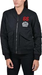 172.EW15.70 Κοντό Γυναικείο Bomber Jacket Μαύρο Emerson