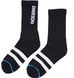 Emerson Ανδρικές Κάλτσες με Σχέδια Μαύρες από το Zakcret Sports