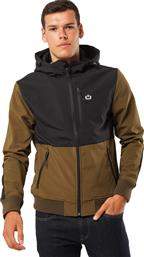 Emerson Ανδρικό Χειμωνιάτικο Μπουφάν Softshell Αντιανεμικό BD Olive / Black από το Delikaris-sport