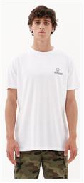 Ανδρικό T-shirt Λευκό με Στάμπα Emerson