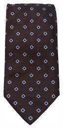 Ανδρική Γραβάτα Μεταξωτή σε Καφέ Χρώμα Emporio Armani