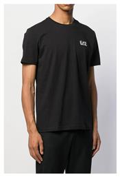 Ανδρικό T-shirt Με Λογότυπο Μαύρο Emporio Armani