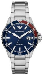 Aviator Ρολόι Μπαταρίας με Μεταλλικό Μπρασελέ Emporio Armani