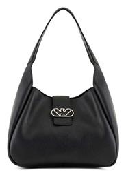 Δερμάτινη Γυναικεία Τσάντα Ώμου Μαύρη Emporio Armani