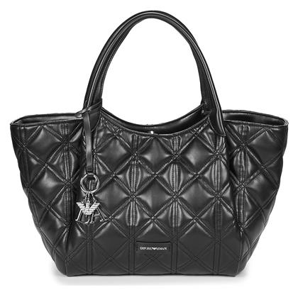 Γυναικεία Τσάντα Shopper Ώμου Μαύρη Emporio Armani