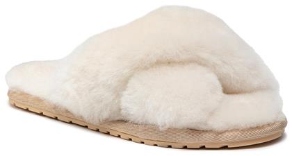 Mayberry W11573 Χειμερινές Γυναικείες Παντόφλες με γούνα Ecru Emu Australia