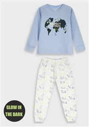 Παιδική Πιτζάμα Χειμωνιάτικη Πολύχρωμη Respect Our Planet Energiers