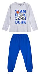 Παιδική Πιτζάμα Χειμωνιάτικη Βαμβακερή Γκρι -042 Energiers