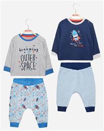 Παιδική Πιτζάμα Χειμωνιάτικη Βαμβακερή Πολύχρωμη Energiers