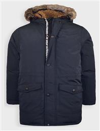 Παιδικό Παρκά Μακρύ με Κουκούλα Μπλε Energiers