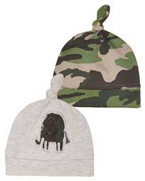 Σετ Παιδικά Σκουφάκια Υφασμάτινα Πολύχρωμα για Νεογέννητο 2τμχ Energiers