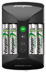 ACCU Recharge Pro Φορτιστής 4 Μπαταριών Ni-MH Μεγέθους AA/AAA Σετ με 4x AA 2000mAh Energizer