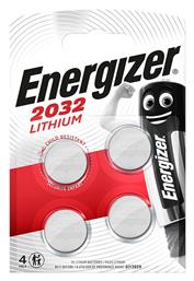 Μπαταρίες Λιθίου Ρολογιών CR2032 3V 4τμχ Energizer