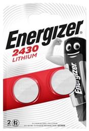 Μπαταρίες Λιθίου Ρολογιών CR2430 3V 2τμχ Energizer
