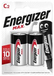 Max Αλκαλικές Μπαταρίες C 1.5V 2τμχ Energizer