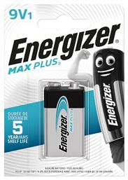 Max Plus Αλκαλική Μπαταρία 9V 1τμχ Energizer