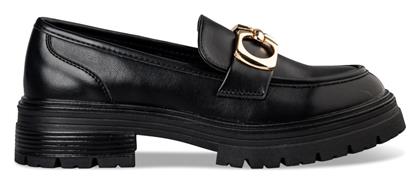 Δερμάτινα Γυναικεία Loafers σε Μαύρο Χρώμα Envie Shoes