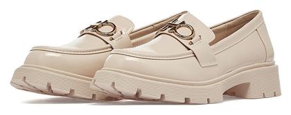 Γυναικεία Loafers σε Μπεζ Χρώμα Envie Shoes