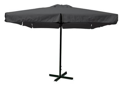 Επαγγελματική Ομπρέλα Δαπέδου Τετράγωνη Αλουμινίου Alu με Βάση Στήριξης 4x4m - Woodwell