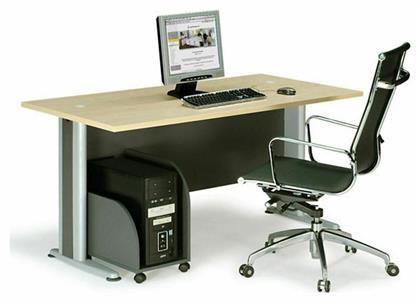 Επαγγελματικό Γραφείο Basic 180x80x75εκ. Μπεζ - Woodwell