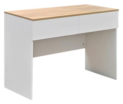 Επαγγελματικό Γραφείο Beleton 100x50x75εκ. Oak Με Λευκή Απόχρωση - Pakketo