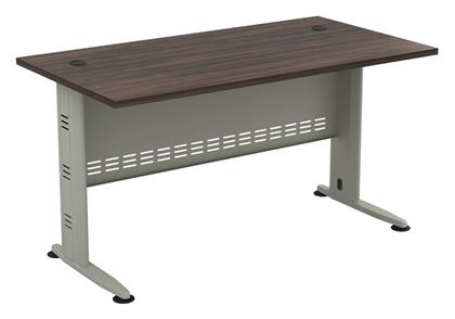 Επαγγελματικό Γραφείο Compact 120x80x75εκ. Γκρι / Καρυδί - Woodwell
