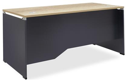 Επαγγελματικό Γραφείο Lotus 180x80x75εκ. Γκρι / Φυσικό - Pakketo