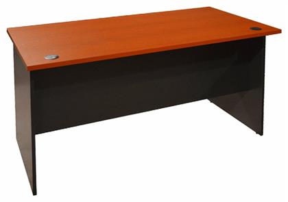 Επαγγελματικό Γραφείο Sienna 120x70x75εκ. Γκρι / Κερασί - HomeMarkt