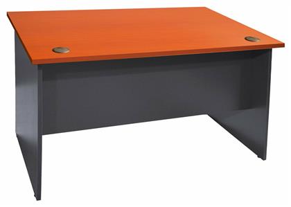 Επαγγελματικό Γραφείο Sienna 150x75x74εκ. Γκρι / Κερασί - HomeMarkt