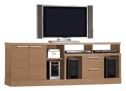 Έπιπλο Τηλεόρασης Ξύλινο Analog Sonoma Oak Μ190xΠ46xΥ70cm - Woodwell