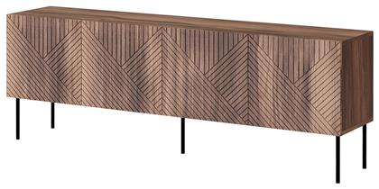 Έπιπλο Τηλεόρασης Ξύλινο Art Deco Καφέ Μ191xΠ40xΥ58cm - Polihome