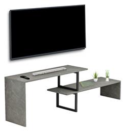 Έπιπλο Τηλεόρασης Ξύλινο Briggite Γκρι Μ160xΠ30xΥ45cm - HomeMarkt