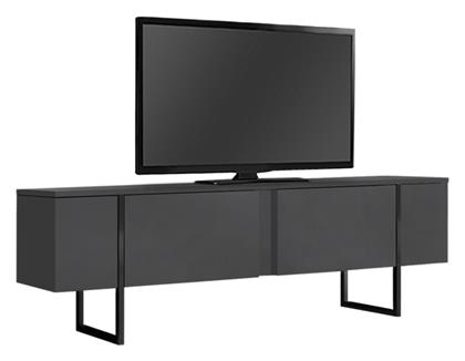 Έπιπλο Τηλεόρασης Ξύλινο Luxe Ανθρακί Μ180xΠ30xΥ50cm - Megapap