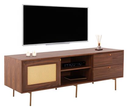 Έπιπλο Τηλεόρασης Ξύλινο Meen Καρυδί Μ160xΠ40xΥ52cm - HomeMarkt