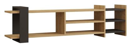 Έπιπλο Τηλεόρασης Ξύλινο Oak-ανθρακί Μ153.6xΠ26xΥ40cm - Pakketo