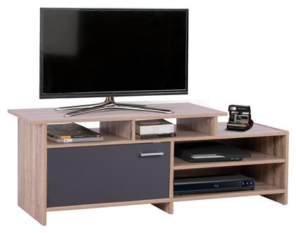Έπιπλο Τηλεόρασης Ξύλινο Scott Sonama / Γκρι Μ128xΠ39xΥ46cm - HomeMarkt