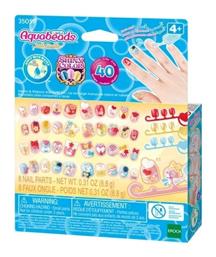 Aquabeads Hearts & Ribbons Nail Refill Kit Παιδικό Mανό Epoch Toys