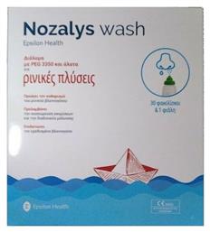 Nozalys Wash Ρινικες Πλυσεις Φιάλη & 30 Φακελίσκοι Epsilon Health