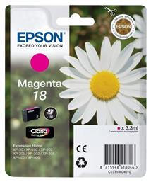 18 Μελάνι Εκτυπωτή InkJet Ματζέντα (C13T18034010 C13T18034012) Epson