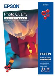 Photo Quality Φωτογραφικό Χαρτί Matte A4 (21x30) 102gr/m² για Εκτυπωτές Inkjet 100 Φύλλα Epson